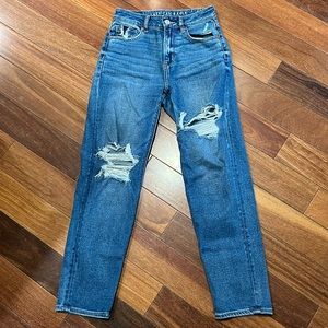 American Eagle mom straight Jean, size 0